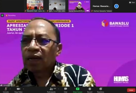 Rapat Monitoring kehumasan, Arumahi : Maksimalkan semua Platform Sosmed.