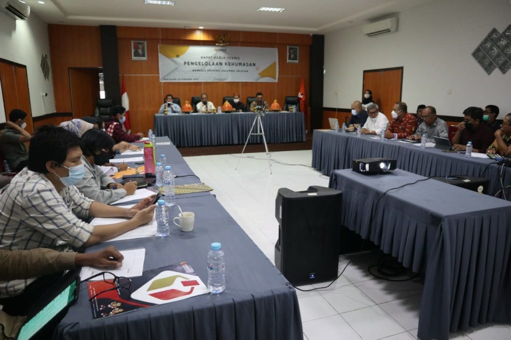 Bawaslu Kabupaten Sidrap Hadiri Rakernis Pengelolaan Kehumasan