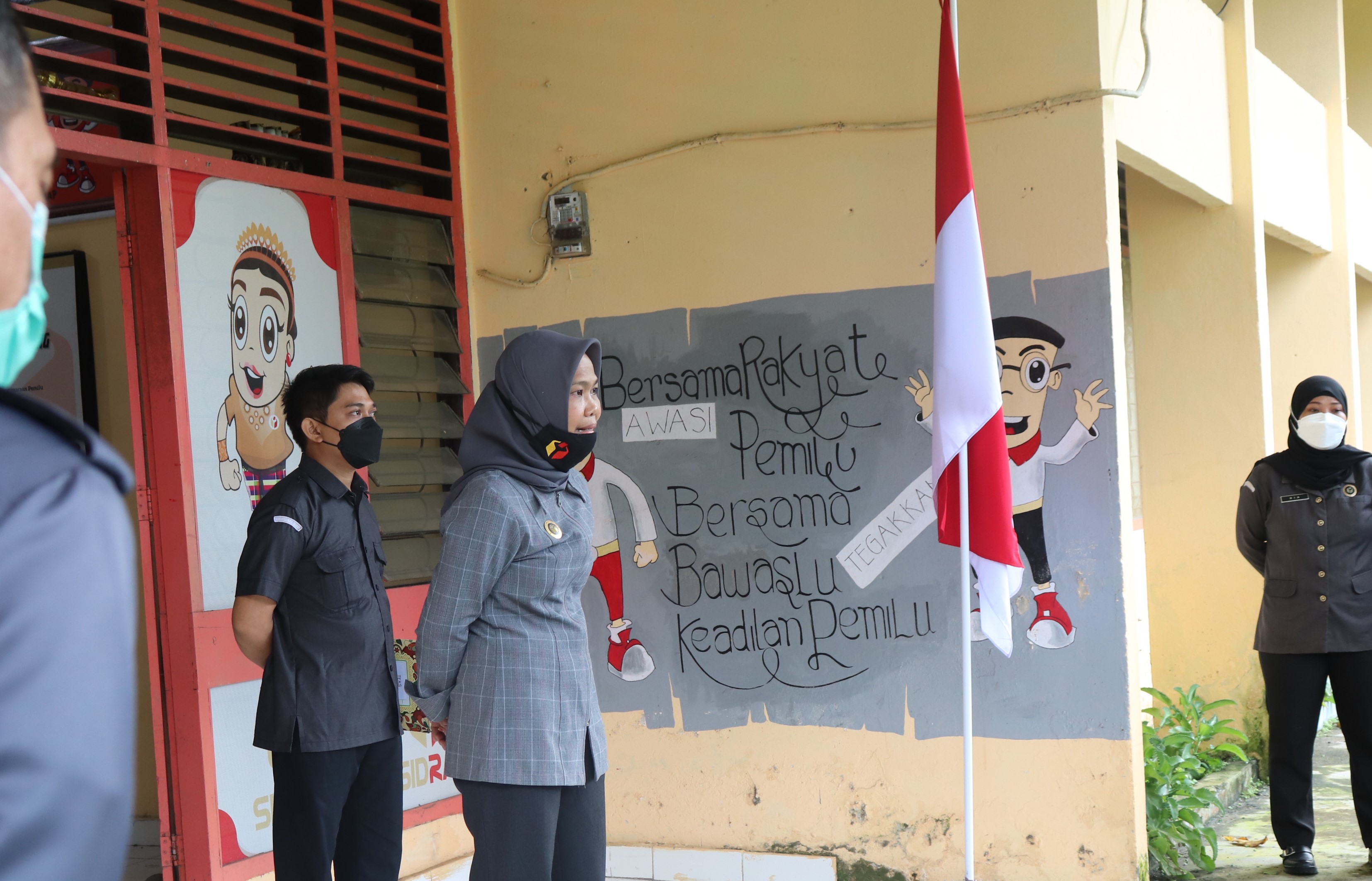 Bawaslu Kabupaten Sidenreng Rappang menerima Program PKL Siswa SMK 1 Sidrap