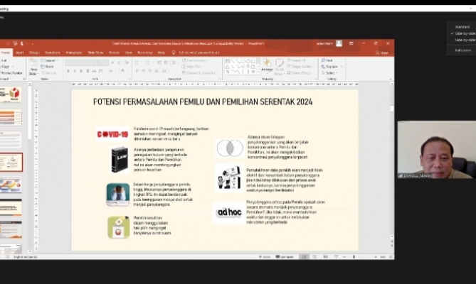 Jawab Tantangan Pemilu 2024, Abhan Minta Kendala Regulasi Dibenahi