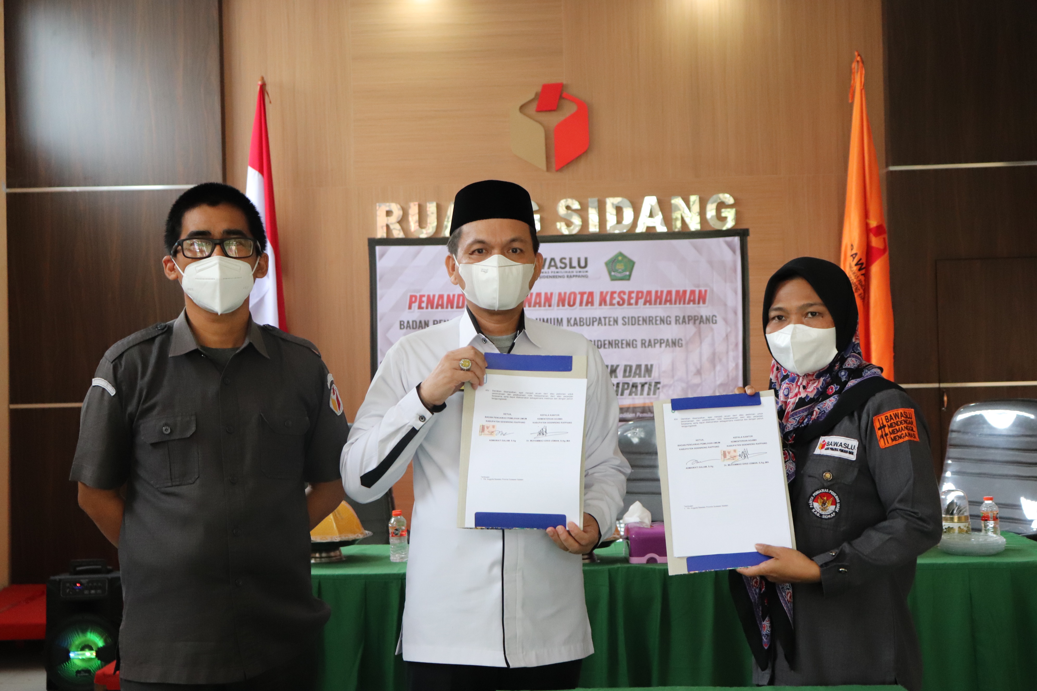 Bawaslu Sidrap Gandeng Kemenag dalam Peningkatan Pengawasan Partisipatif