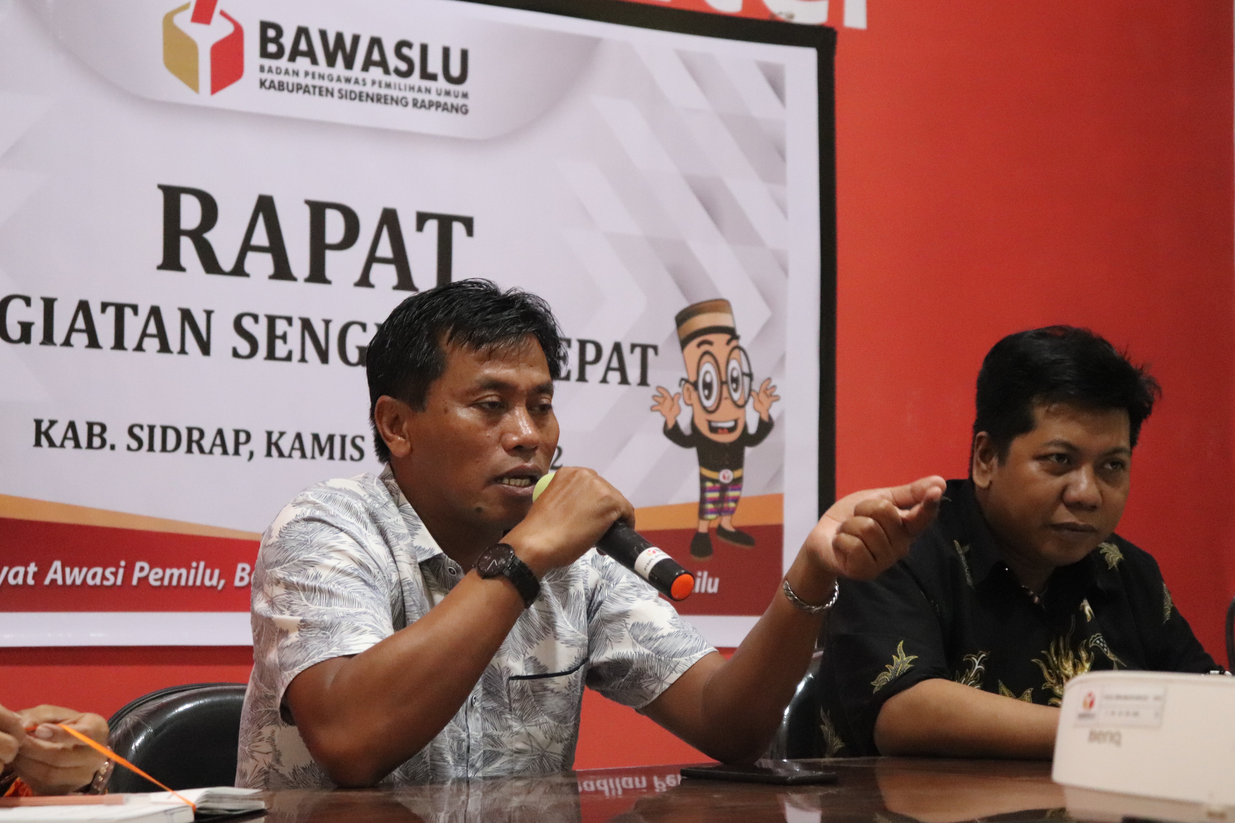 Hadir di Sidrap, Asradi : Pengawas Pemilu harus mampu memahami karakter Peserta pemilu