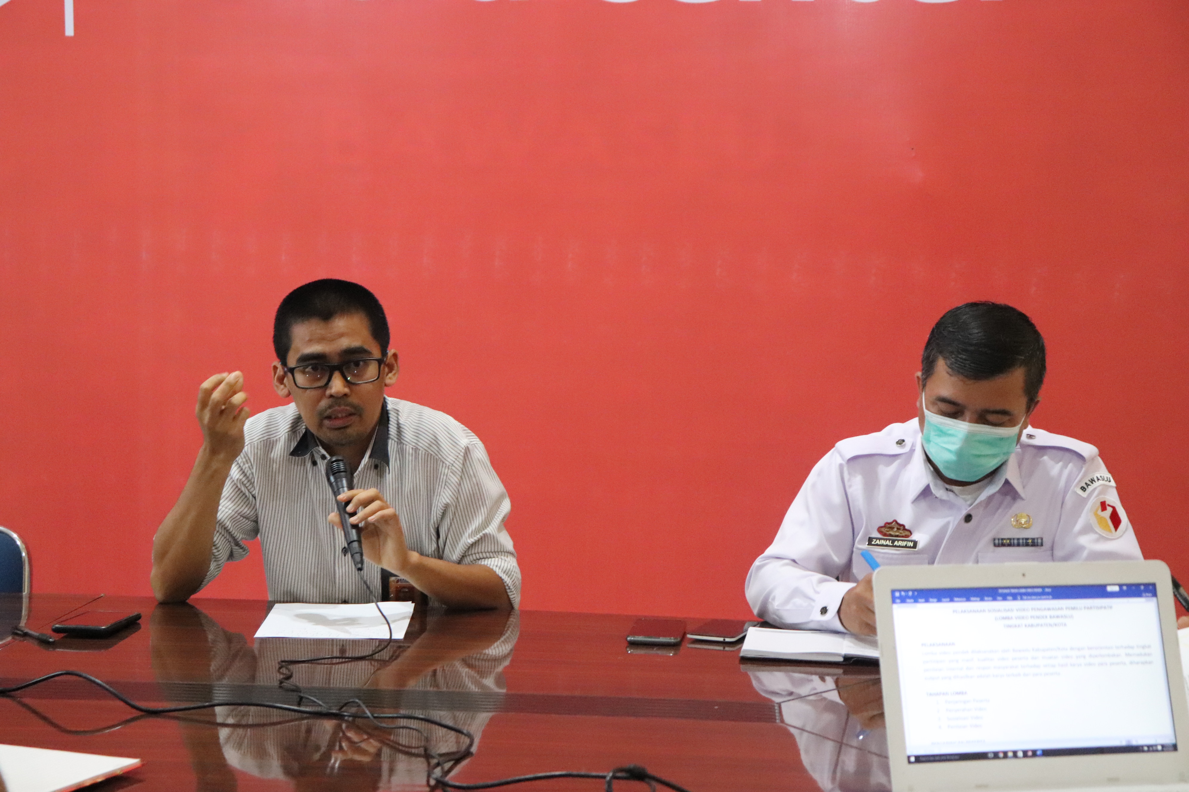 Bawaslu Kabupaten Sidrap Rapat persiapan Lomba Video Pendek Bawaslu
