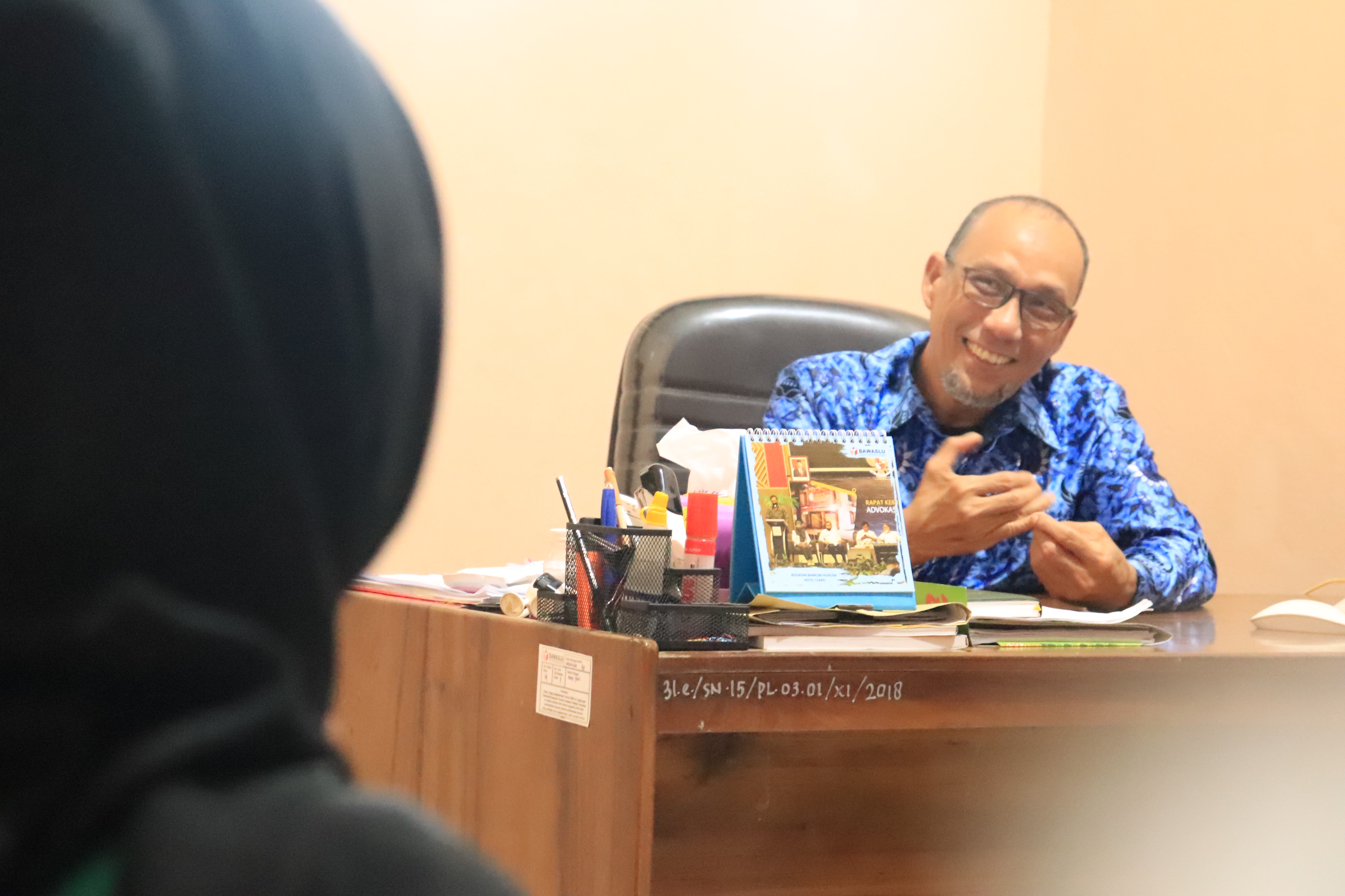 Terima Mahasiswa Praktek Pengalaman Lapangan (PPL) IAIN Parepare, Ini Harapan Arsal
