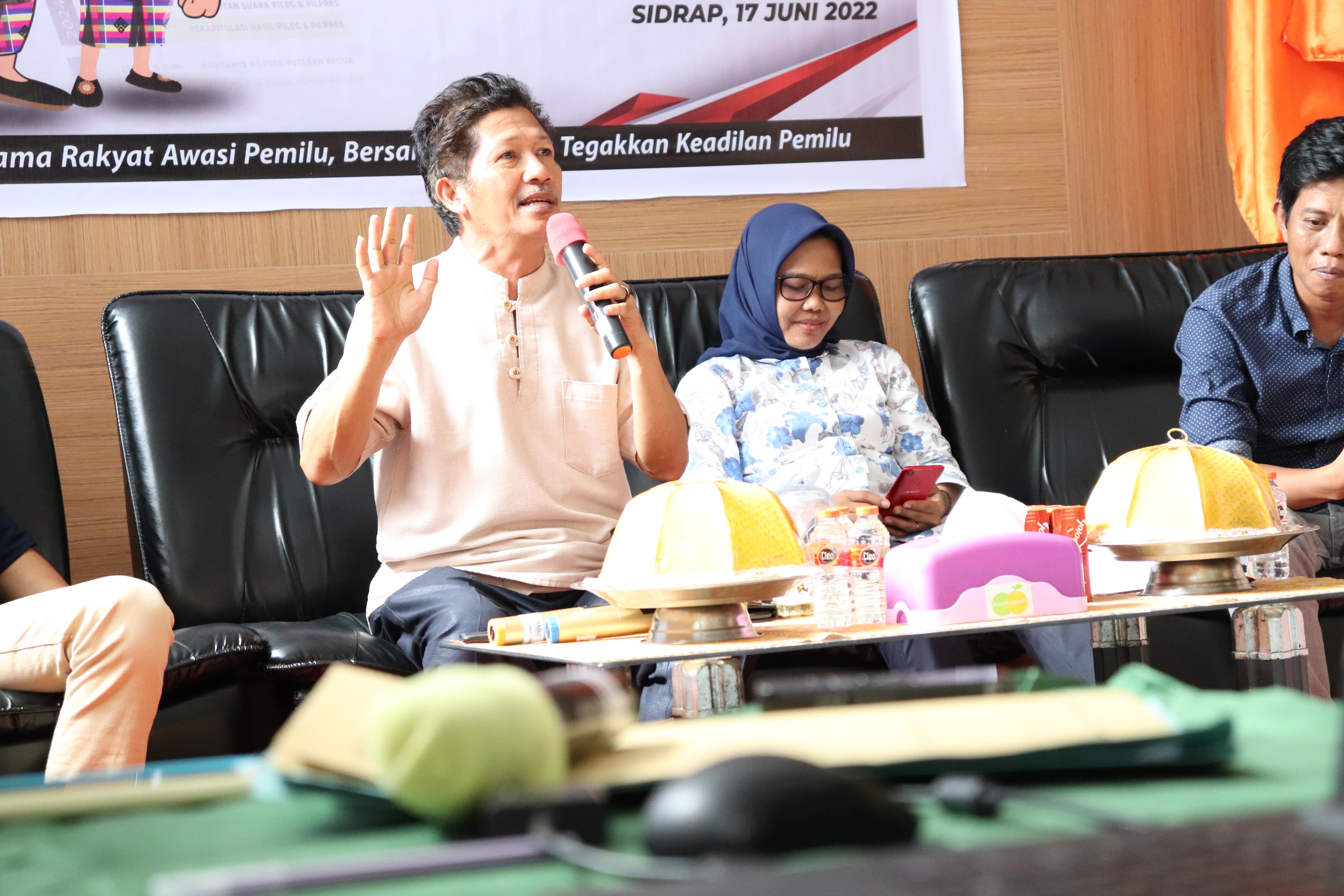 Siapkan Pemilu serentak 2024, Bawaslu Sidrap gelar Dialog Publik Bersama OKP
