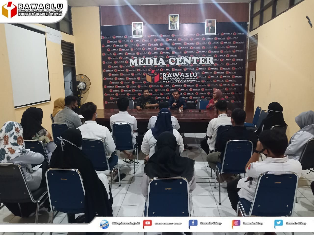 BAWASLU SIDRAP TERIMA KUNJUNGAN KASEK BAWASLU SUL-SEL
