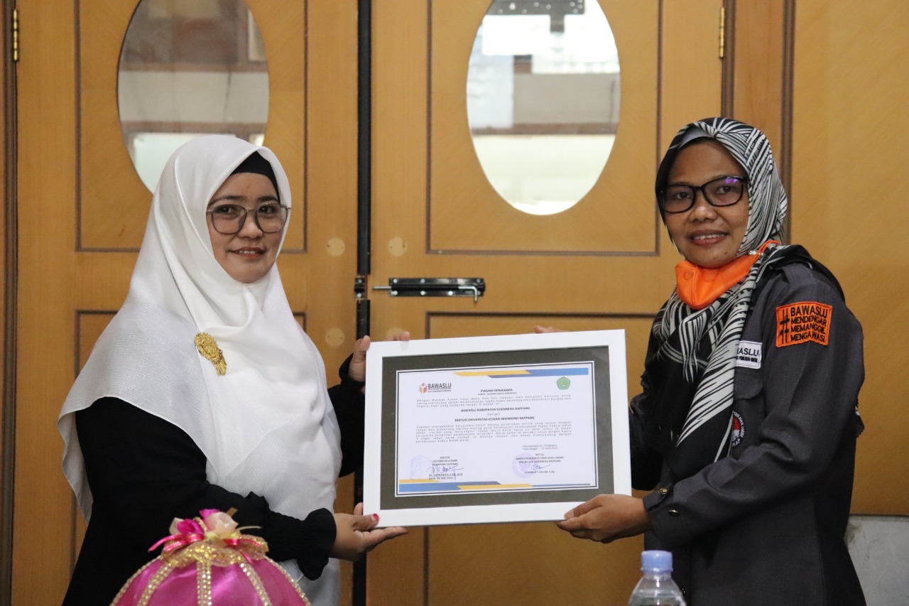 Bawaslu Sidrap Kembali Lakukan Penandatanganan MoU bersama Universitas Ichsan