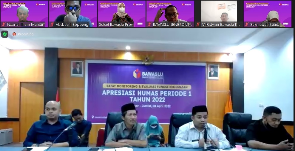 Bawaslu Sidrap terima 4 Apresiasi Kehumasan dari Bawaslu Provinsi Sulsel