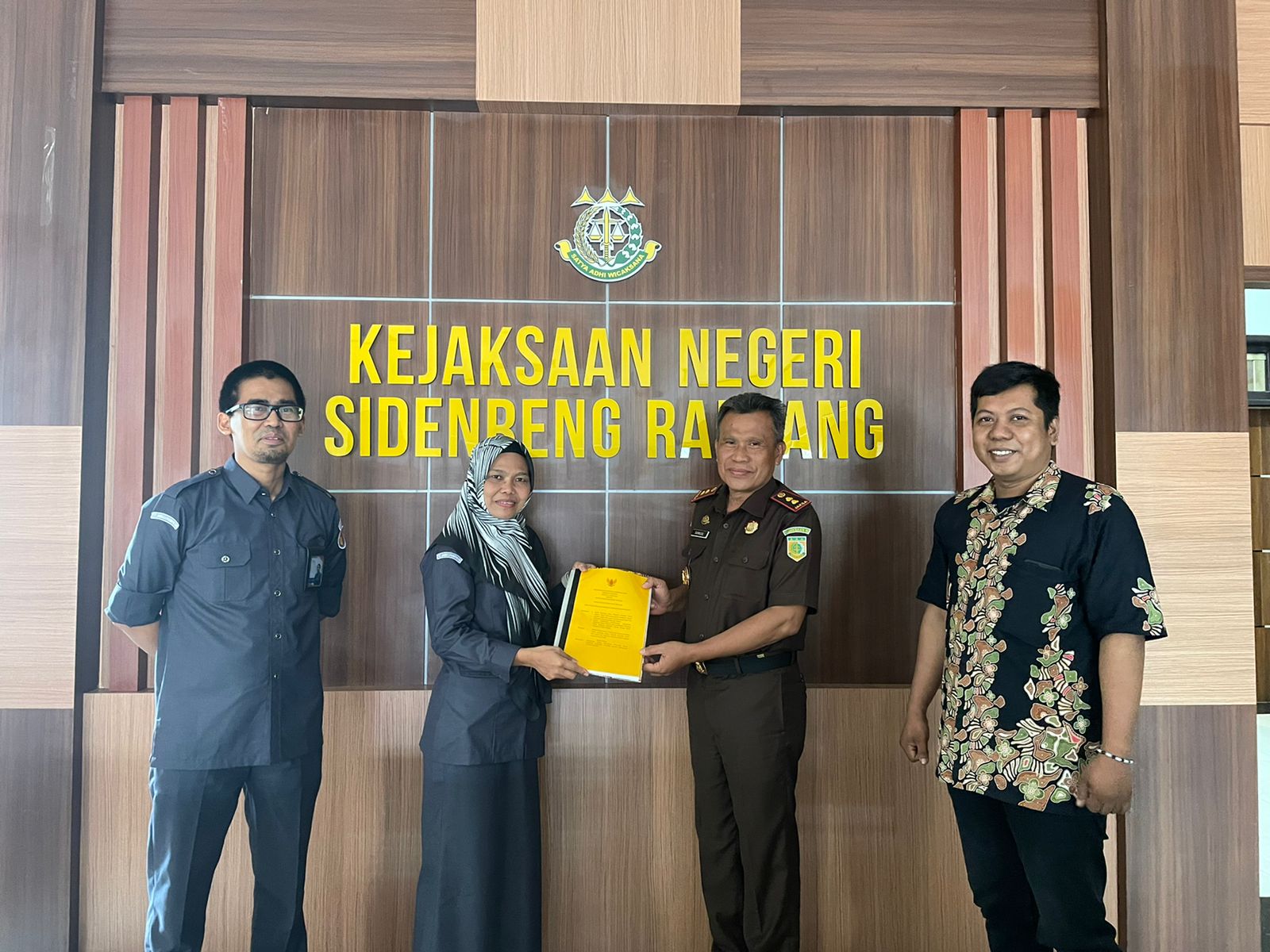 Bangun Sinergitas, Bawaslu berkunjung ke Kantor Kejari Sidrap