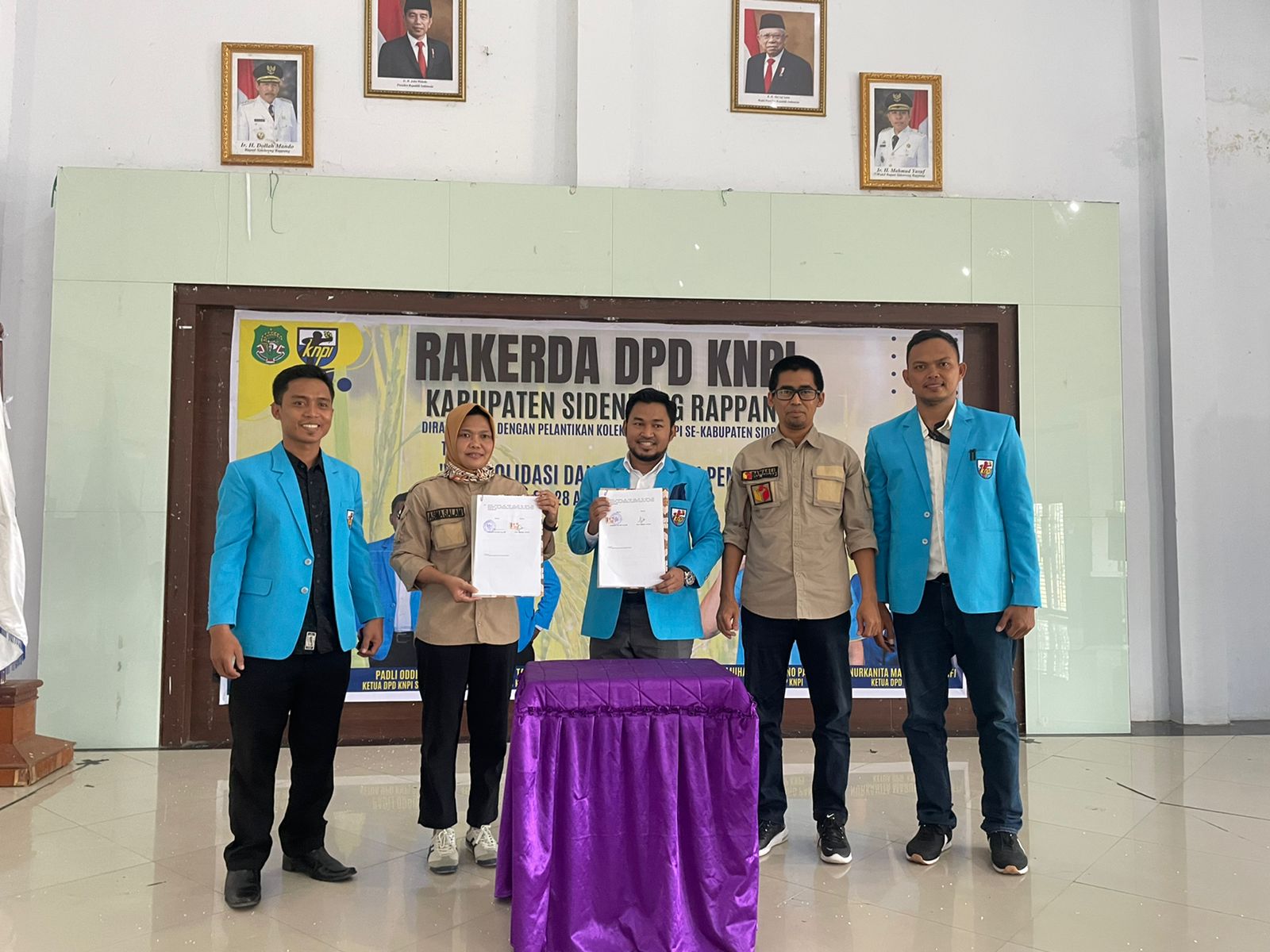 Bawaslu Sidrap Teken MoU bersama KNPI SIdrap