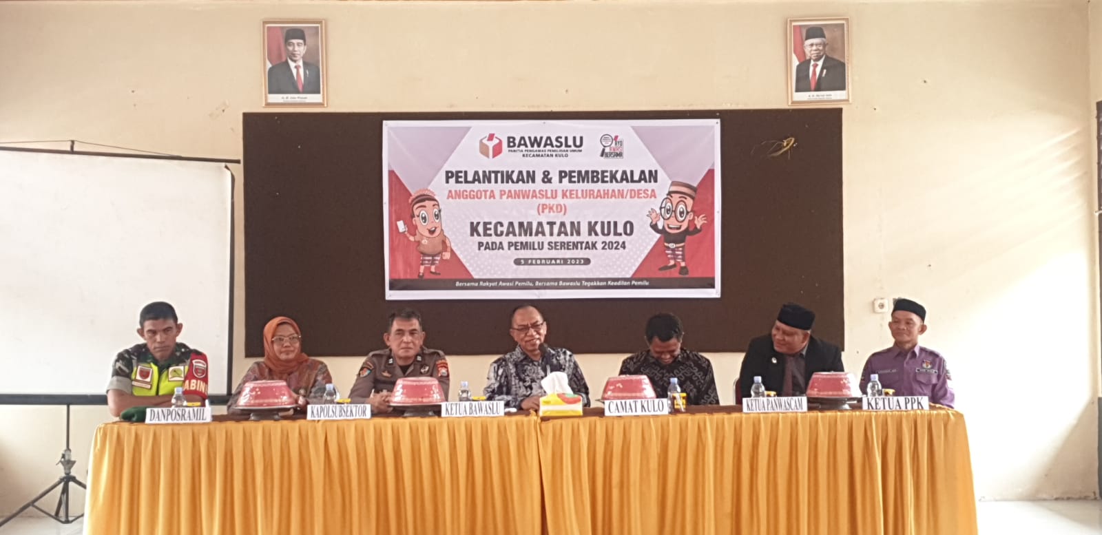 Hadiri Pelantikan PKD di Sidrap, Ketua Bawaslu Sulsel Tekankan Jaga Integritas