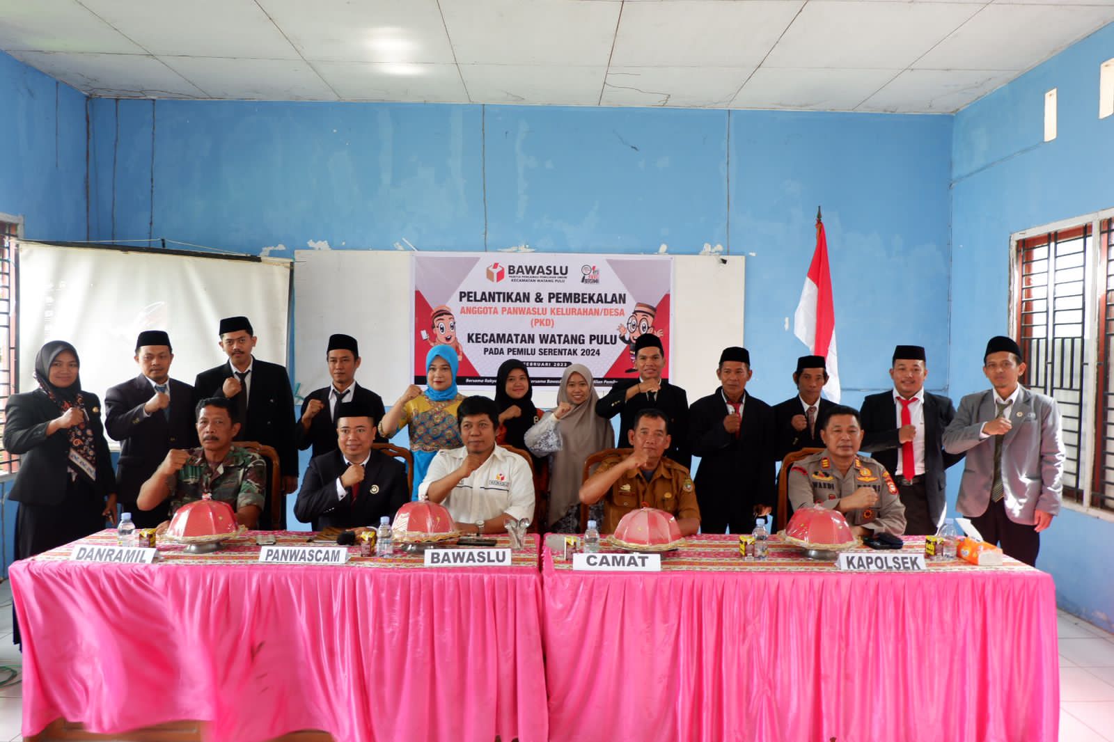 Muhardin Hadiri Pelantikan PKD Se Kecamatan Watang Pulu