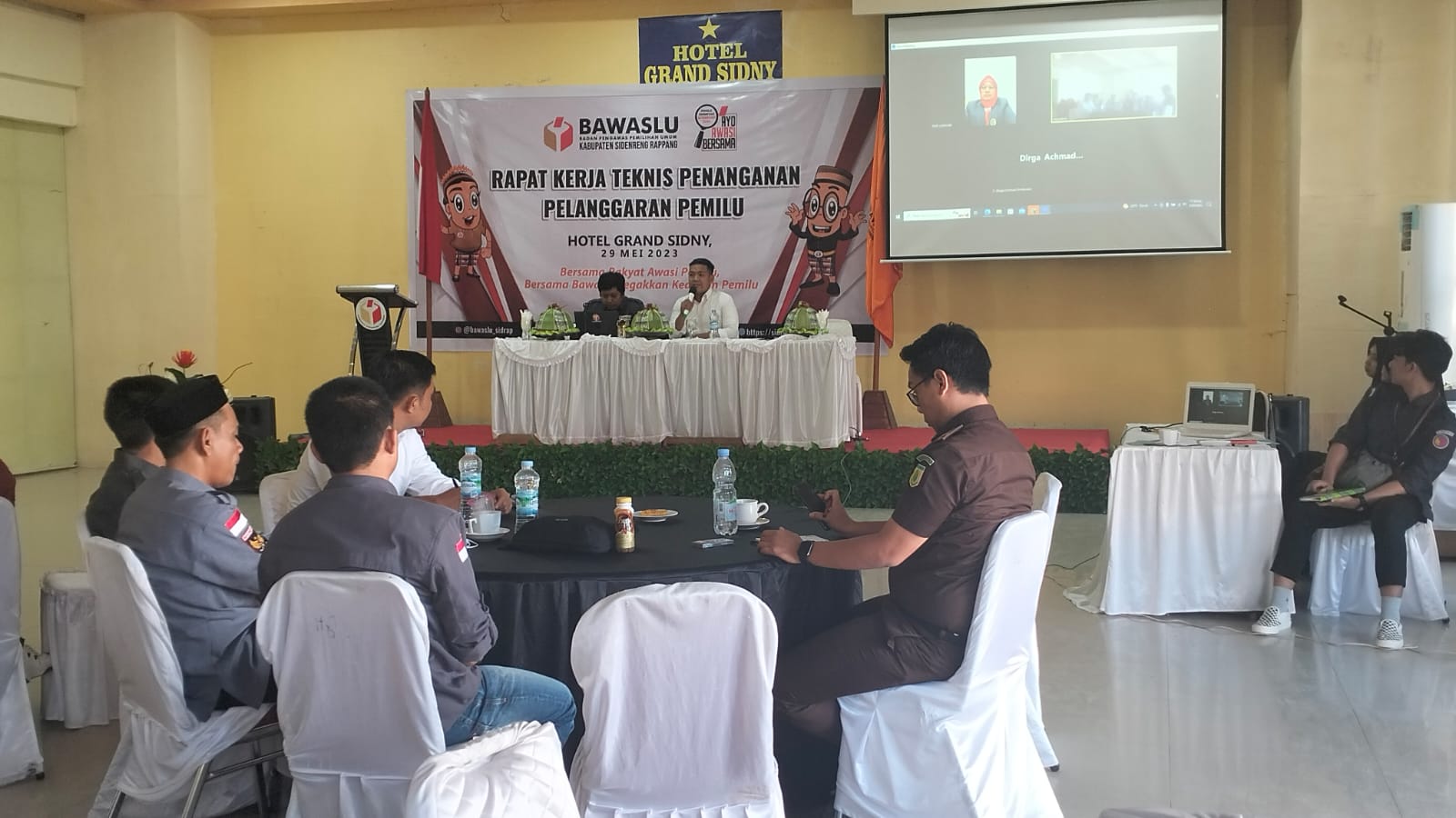 Bawaslu Sidrap Gelar Rakernis Penanganan Pelanggaran Pemilu