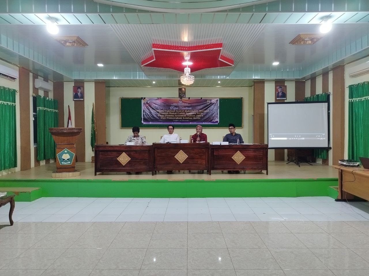 Samakan Persepsi, KPU dan Bawaslu Sidrap Gelar Rakor Verfak Balon Anggota DPD