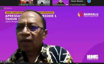 Rapat Monitoring kehumasan, Arumahi : Maksimalkan semua Platform Sosmed.
