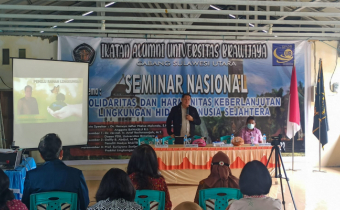 Herwyn Gaung Pemilu Ramah Lingkungan dalam Seminar Alumni Universitas Brawijaya