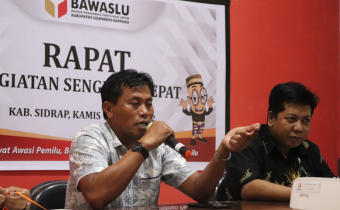Hadir di Sidrap, Asradi : Pengawas Pemilu harus mampu memahami karakter Peserta pemilu