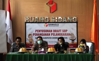 Bawaslu Sidrap Gelar Rakor Penyusunan SOP Penanganan Pelanggaran