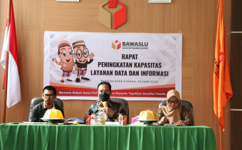 Tingkatkan performa Datin, Bawaslu Sidrap adakan Rapat Peningkatan Kapasitas Layanan Data dan Informasi