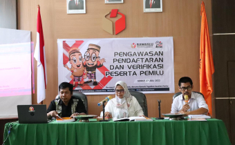 Jelang Tahap Pendaftaran dan Verifikasi Partai Politik, Bawaslu Sidrap gelar Rapat Koordinasi