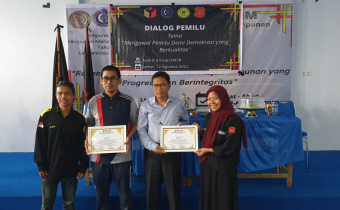 Bawaslu Sidrap menjadi narasumber dalam dialog pemilu