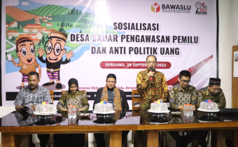 Bawaslu Sidrap Gagas Desa Sadar Pengawasan Pemilu dan Anti Politik Uang