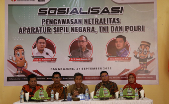 Bawaslu Sidrap Sosialisasi Pengawasan Netralitas ASN, TNI dan Polri