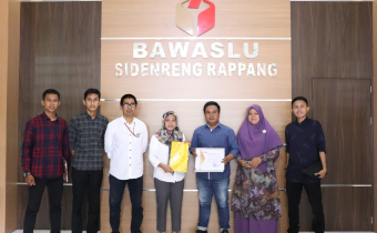 Bawaslu Sidrap terima Pemantau Pemilu LS-Vinus