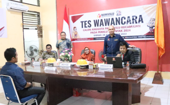 66 Calon Panwascam di Sidrap akan Tes Wawancara, Berikut Jadwalnya