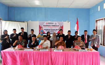 Muhardin Hadiri Pelantikan PKD Se Kecamatan Watang Pulu