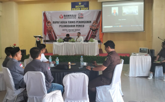 Bawaslu Sidrap Gelar Rakernis Penanganan Pelanggaran Pemilu