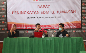 BAWASLU SIDRAP MANTAPKAN STRATEGI KEHUMASAN.